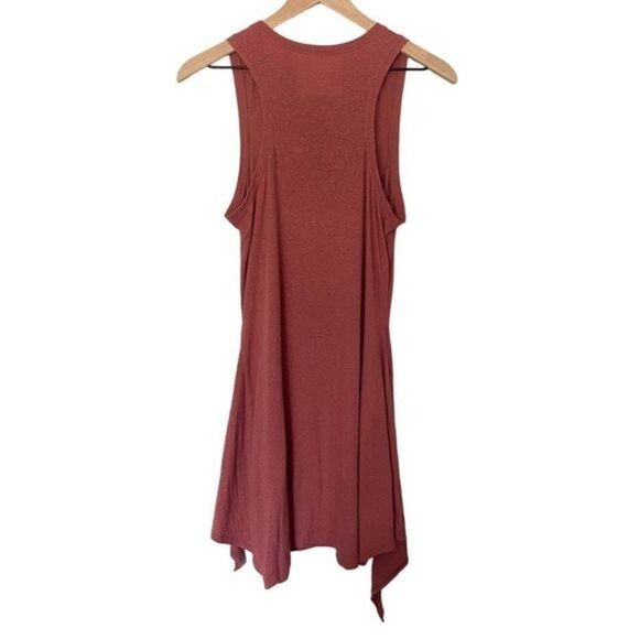 Aerie Small Red Tank Dress Sundress Lightweight T-Shirt Soft Flowy - Picture 6 of 12